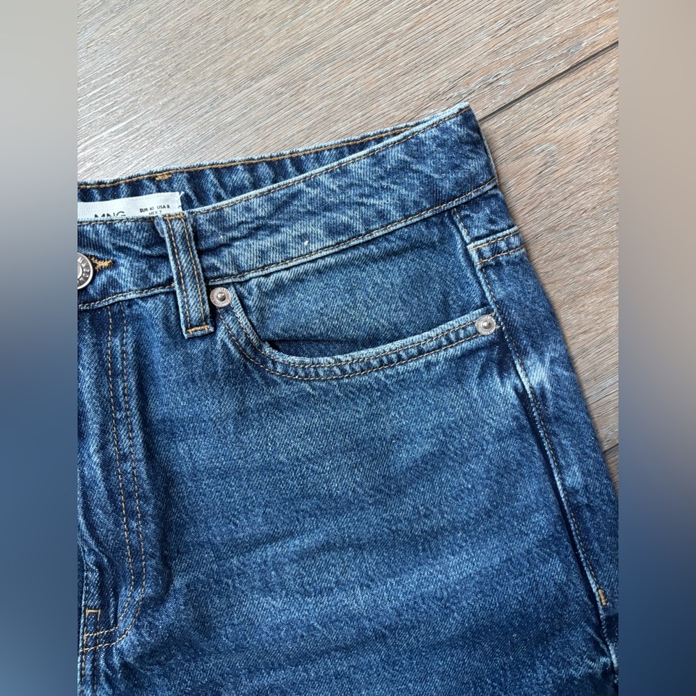 Classic Blue Barrel Leg Jeans